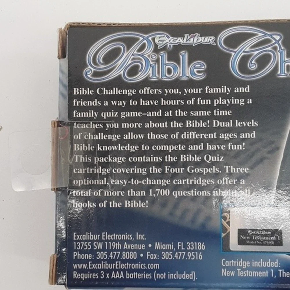 NWOT vintage bible challenge game 1st testament